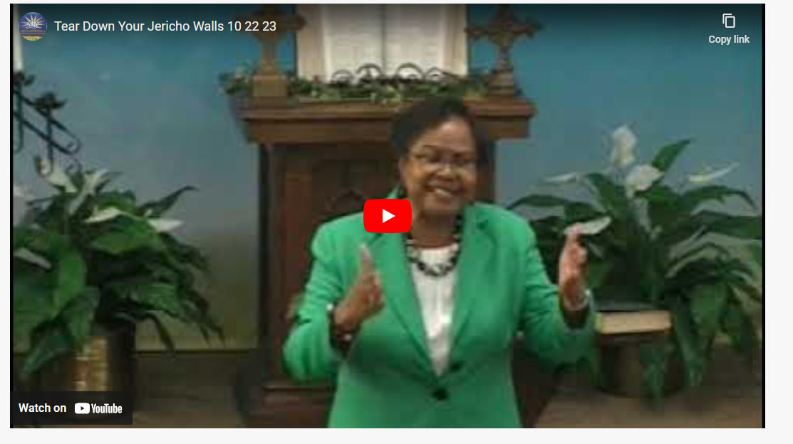 Tear Down Your Jericho Walls Hope Fellowship